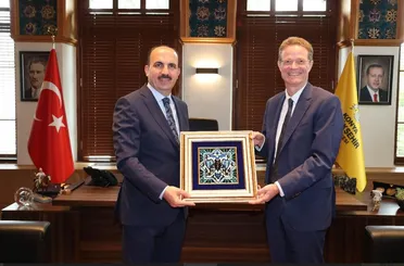 AB Türkiye Delegasyonu Başkanı Landrut Başkan Altay’ı Ziyaret Etti!