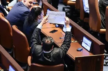 ABD Başkanı Trump, Knesset’te Filistin Protestosuyla Karşılaştı
