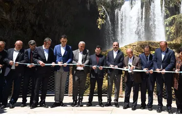 Başkan Altay Hadim Yerköprü Şelalesi Çevre Düzenlenmesinin Açılışını Yaptı