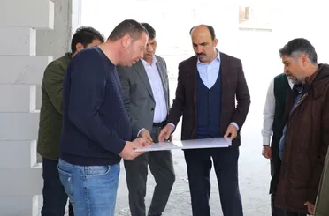 Başkan Altay Tarihi Konya Lisesi Konferans ve Spor Salonu İnşaatını İnceledi