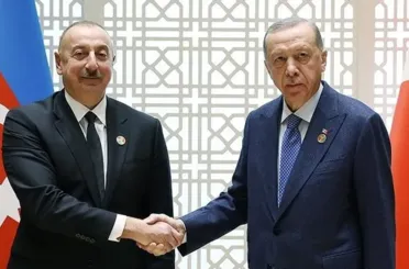 Cumhurbaşkanı Erdoğan, Azerbaycan Cumhurbaşkanı Aliyev ile görüştü!