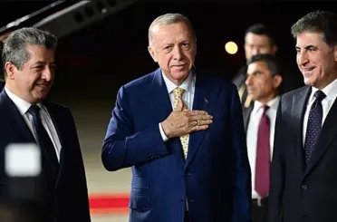 Cumhurbaşkanı Erdoğan Barzani ile Erbil'de görüştü!