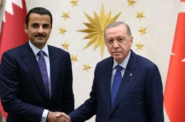 Cumhurbaşkanı Erdoğan, Külliye'de Katar Emiri Al Sani ile görüştü!