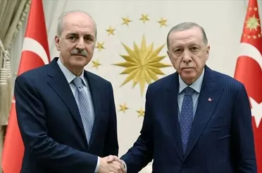 Cumhurbaşkanı Erdoğan, TBMM Başkanı Kurtulmuş'u kabul etti!