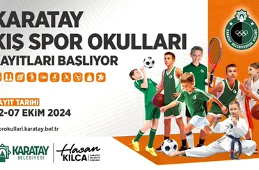 Karatay Kış Spor Okulları Kayıtları Başlıyor