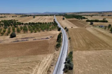 Konya Büyükşehir Bozkır-Harmanpınar Mahalle Yolunu Tamamladı