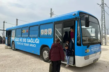 Konya Mobil Diş Aracı Hatay’da Hizmet Vermeye Başladı