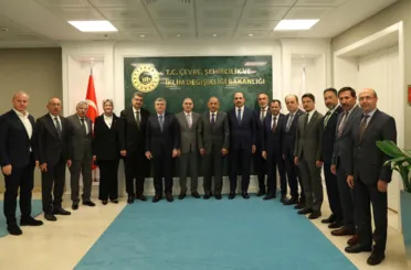 Konya Protokolünden Bakan Özhaseki’ye Ziyaret