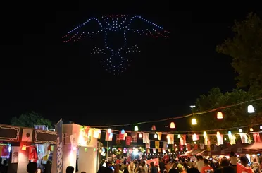 Konya’da 250 Dron Gösterisi Gökyüzünü Aydınlattı