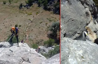 Konya’da AFAD ekiplerinden keçi kurtarma operasyonu