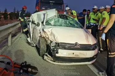 Konya’da Baba-Oğlu Ayıran Trafik Kazası