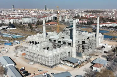 Konya'da yapımı devam eden' Merkez Camii 'şimdiden dünya devleri arasına girdi