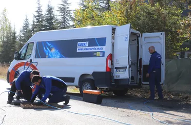 KOSKİ’nin Mobil Fiber Optik Aracı Sahada Hizmete Başladı!