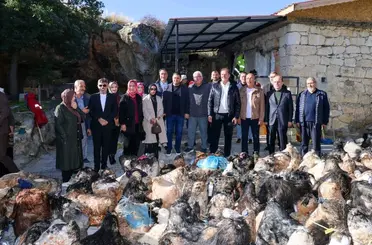 Meram Kızılören’de 10 Ton Tulum Peyniri Mağaralardan Çıkarıldı
