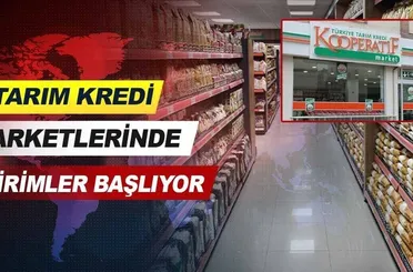 Tarım kredi marketlerinde indirimler başlıyor.