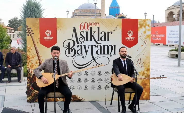 60. Konya Âşıklar Bayramı Mevlana Meydanı’nda Başladı