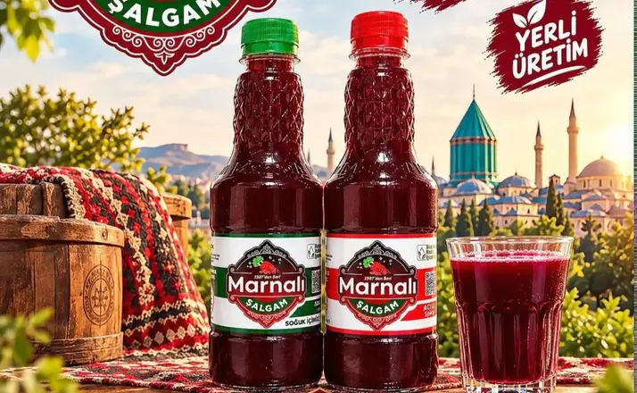 Konya’dan Yeni Bir Yerli Marka: Marnalı Şalgam Raflardaki Yerini Aldı