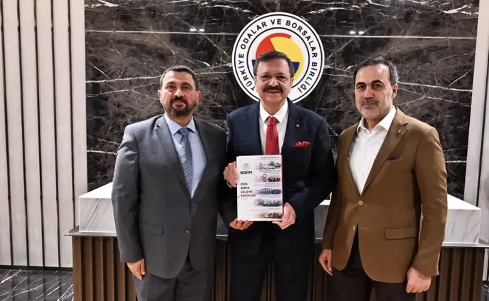 KTO Başkanı Selçuk Öztürk, 2026 Konya Çalışma Raporları’nı TOBB Başkanı Hisarcıklıoğlu’na Sundu