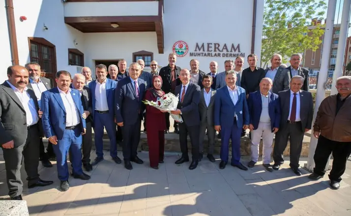 Meram’da Muhtarlarla Güç Birliği: Başkan Kavuş’tan Ortak Akıl Vurgusu!