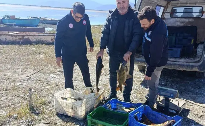 Suğla Gölü’nde Balıkçılık Denetimleri Sürüyor