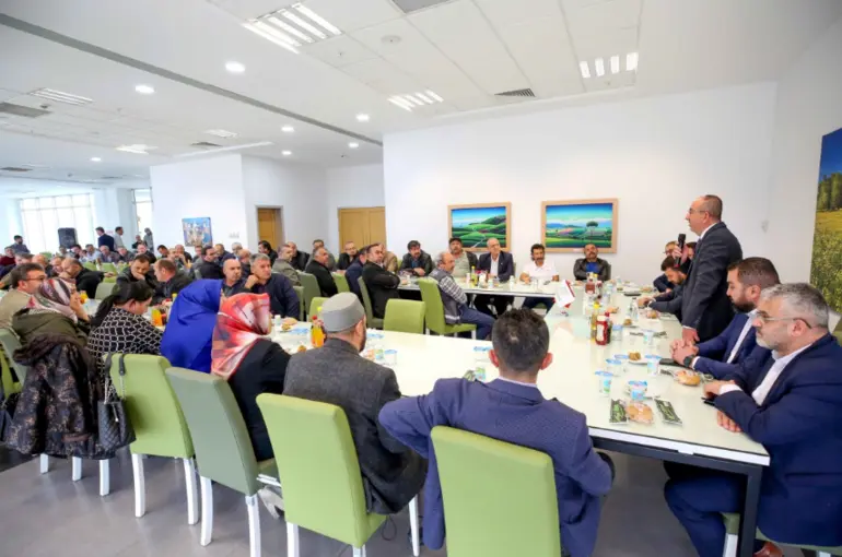 Başkan Kavuş Eyt İle Emekli Olan Personelle Vedalaştı