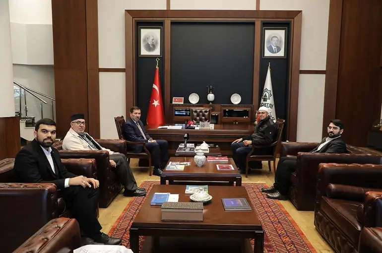Hasan Kılca, Filistinli Alimler Birliği Heyetini Ağırladı!