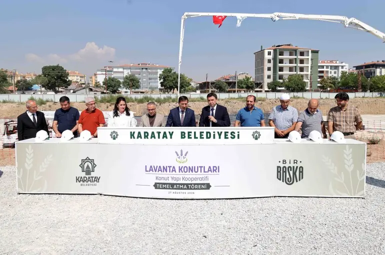 Karatay Lavanta Konutları’nda 373 Dairenin Temeli Atıldı