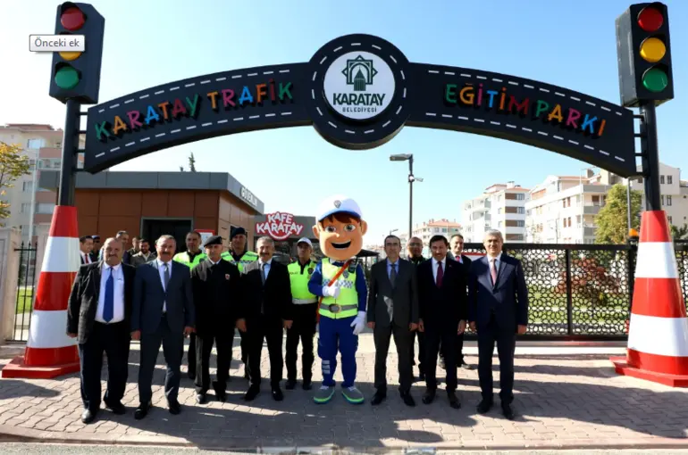 KARATAY TRAFİK EĞİTİM PARKI’NDA EĞİTİMLER SÜRÜYOR