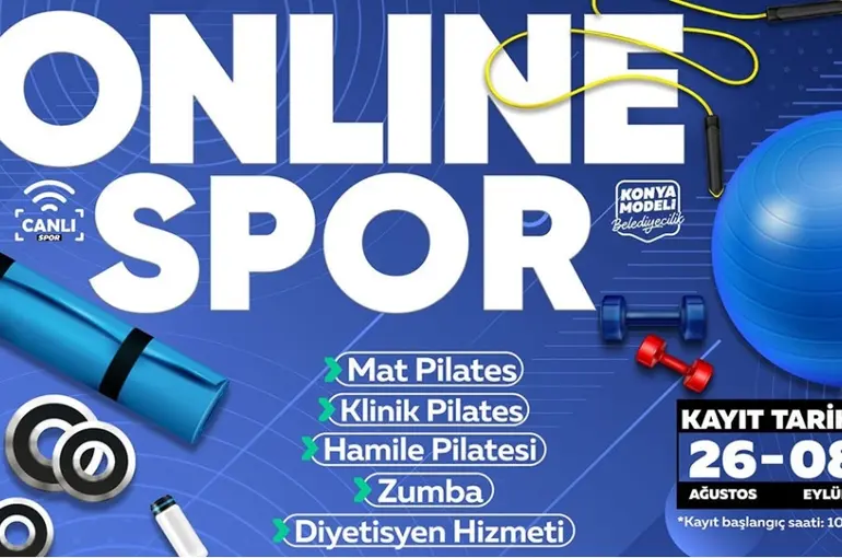 Konya Büyükşehir Online Spor Kayıtları Başlıyor