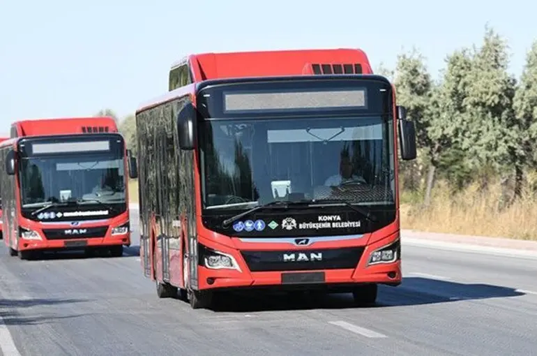 Konya Büyükşehir’in toplu ulaşım filosu yeni araçlarla güçleniyor