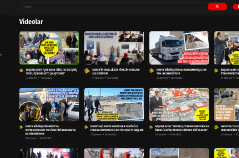 Konya BüyükşehirTV Yeni Yüzüyle Hizmet Veriyor