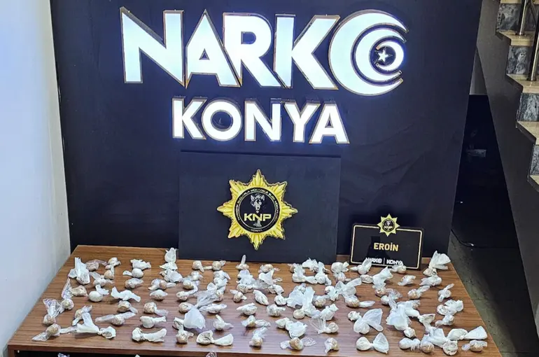 Konya Emniyeti gençlerimizi zehirleyen zehir tacirlerine göz açtırmıyor