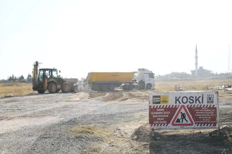 Konya Merkez'de Koski'den 3.8 km Altyapı Çalışması!