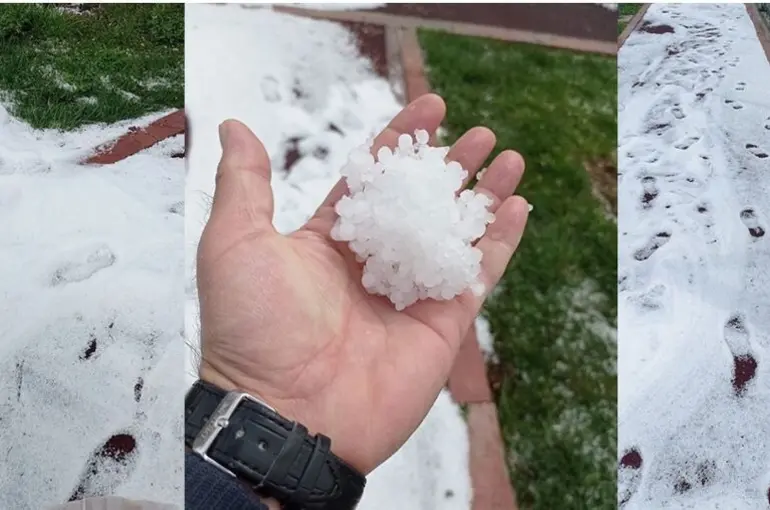 Konya’da dolu yağışı etkili oldu