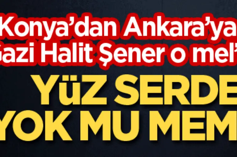 Konya’dan Ankara’ya uçar gibi giden Gazi Halit Şener o mel’un geceyi anlattı! Yüz Serdengeçti yok mu memlekette?