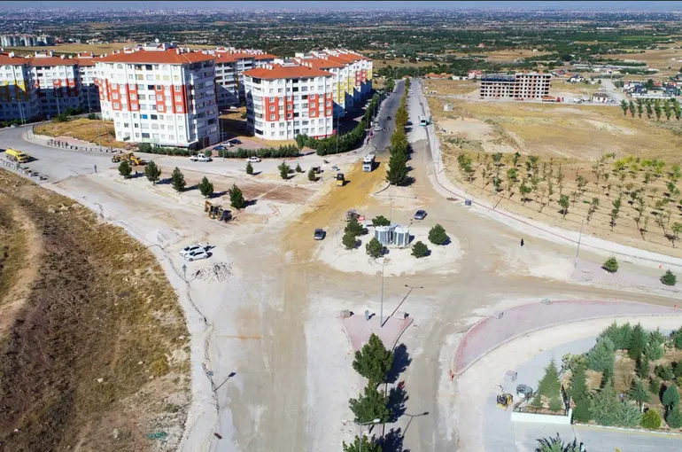 Meram Gödene’de Trafiği Rahatlatacak Çalışma