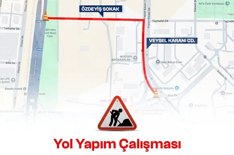 Sancak Mahallesi’nde Kanalizasyon Çalışması Nedeniyle Yol Trafiğe Kapatılacak