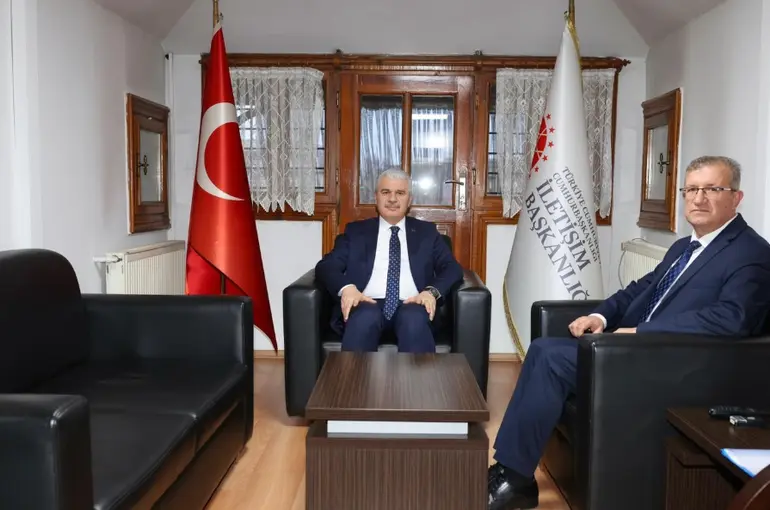 Vali İbrahim Akın’dan İletişim Başkanlığı Konya Bölge Müdürlüğüne Ziyaret