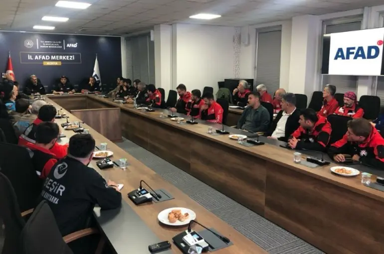 Yaren Arama Kurtarma Derneği, Konya AFAD Toplantısına Katıldı!