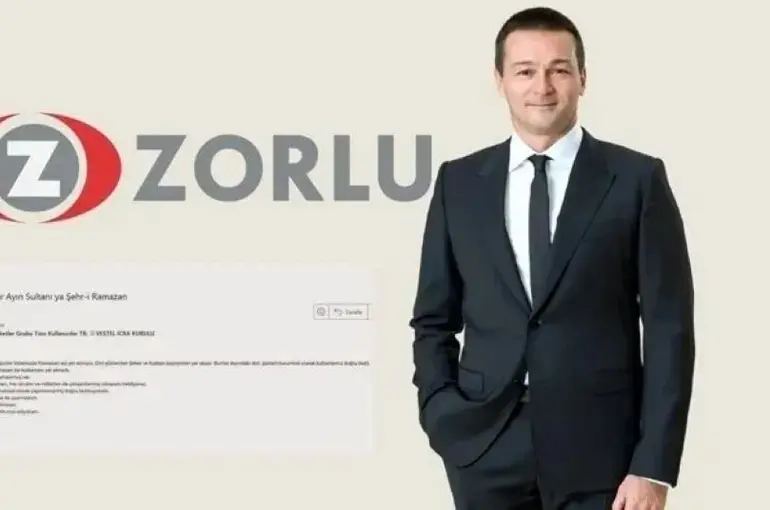 Zorlu Holding CEO'su Ramazan Tebriğinden Rahatsız Oldu!
